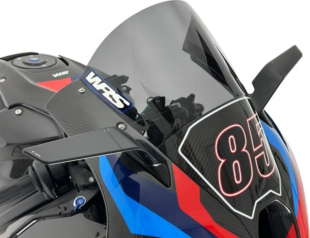 Pare-Brise Race M1000RR Dark S Incassable - Teinte Fumée Haute Qualité