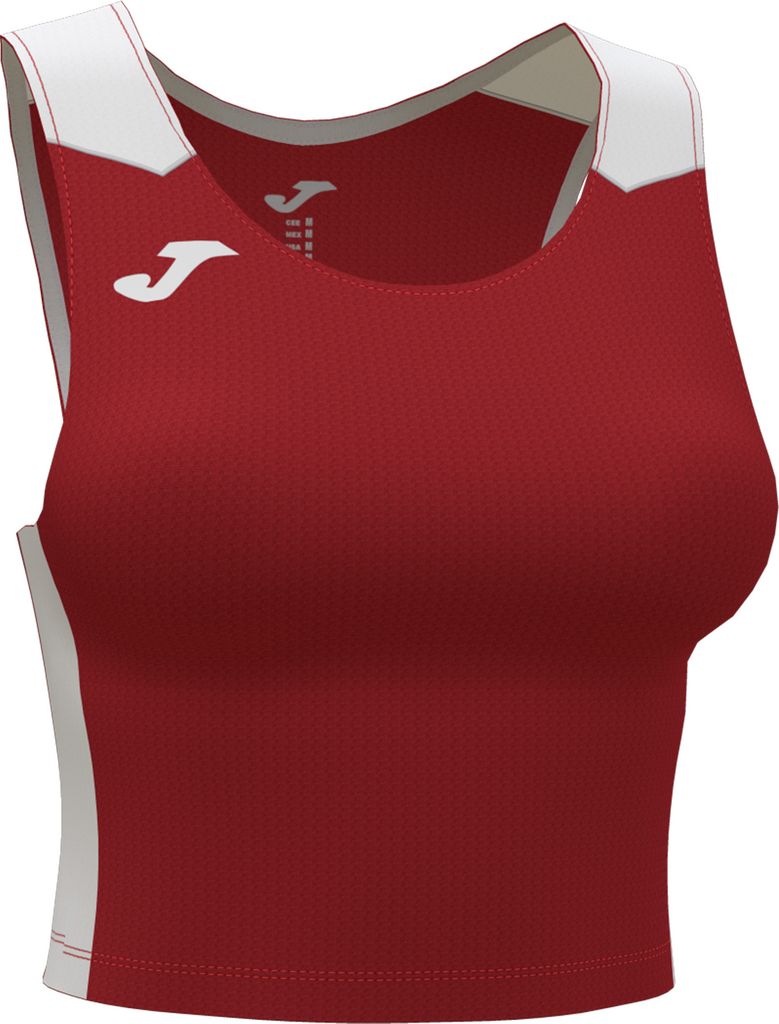 Joma Record Ii Top, Rot-Weiss, Xl
