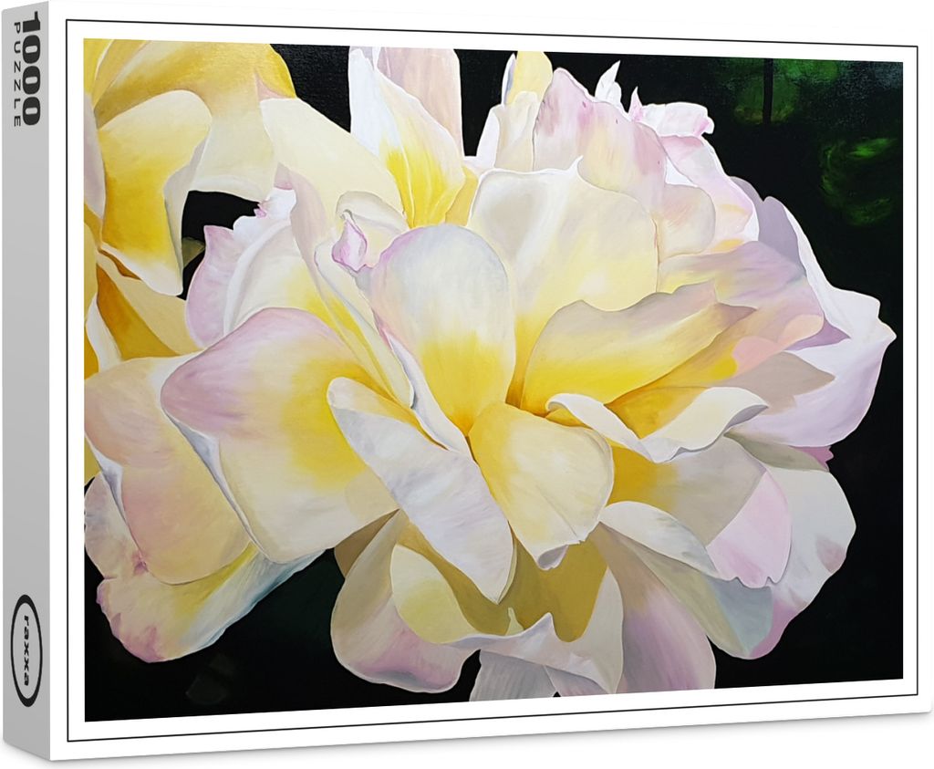 raxxa Premium-Puzzle "Yellow rose", 1000 Teile