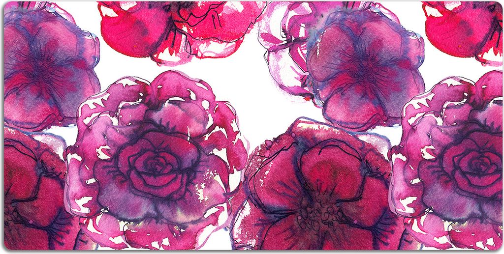 Schreibtischmatte Tischunterlage 120x60 cm Mauspad - rote Produktbild 