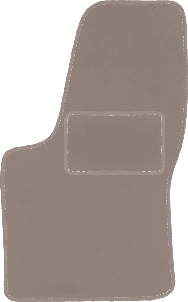 Tappetino Auto Su Misura Fiat Seicento 600 Beige | Velluto con Bottoni