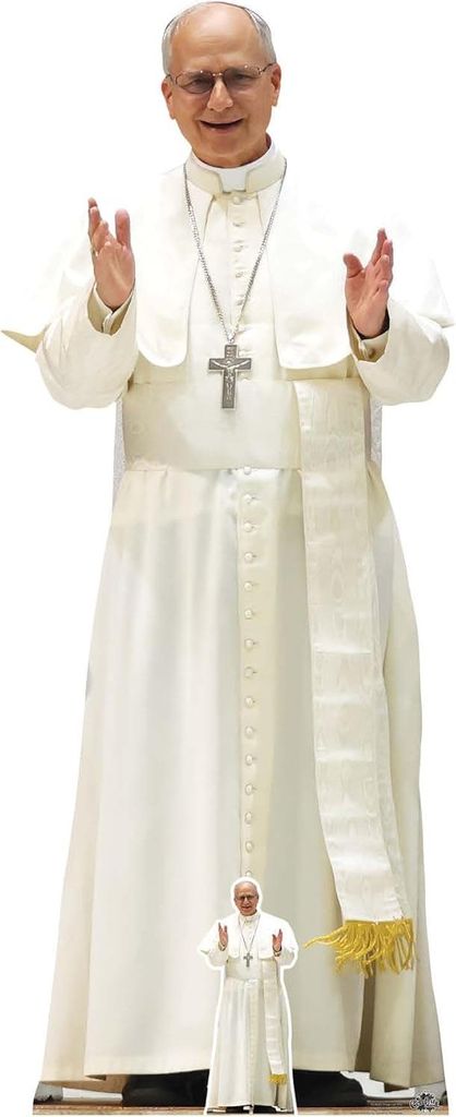 Papa - Leone XIV - Espositore in cartone - 71x176 Immagine del prodotto 