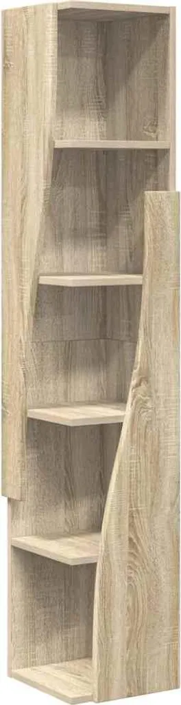 Mobile Angolare 27,5x27x140cm SYFAX Rovere Sonoma | Salvaspazio Legno