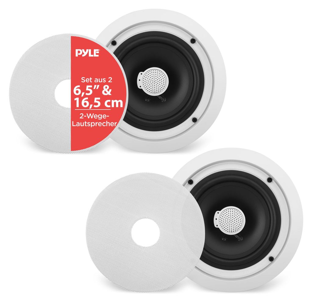 Pyle PDIC60, 2.0 canali, cavo, 125 W, 65 - 22000 Hz, 4-8 Immagine del prodotto 