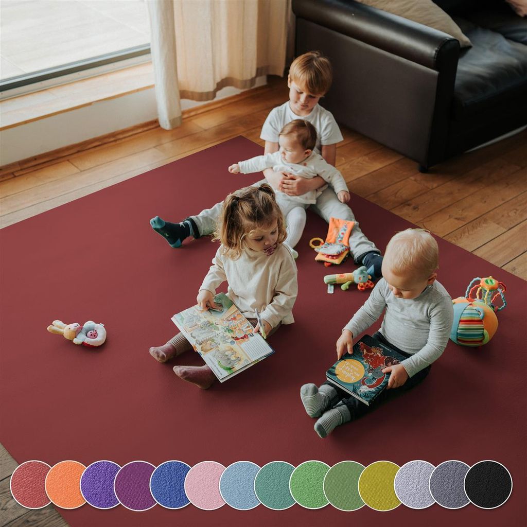 Krabbelmatte SanoSoft XXL 180x380cm Rot