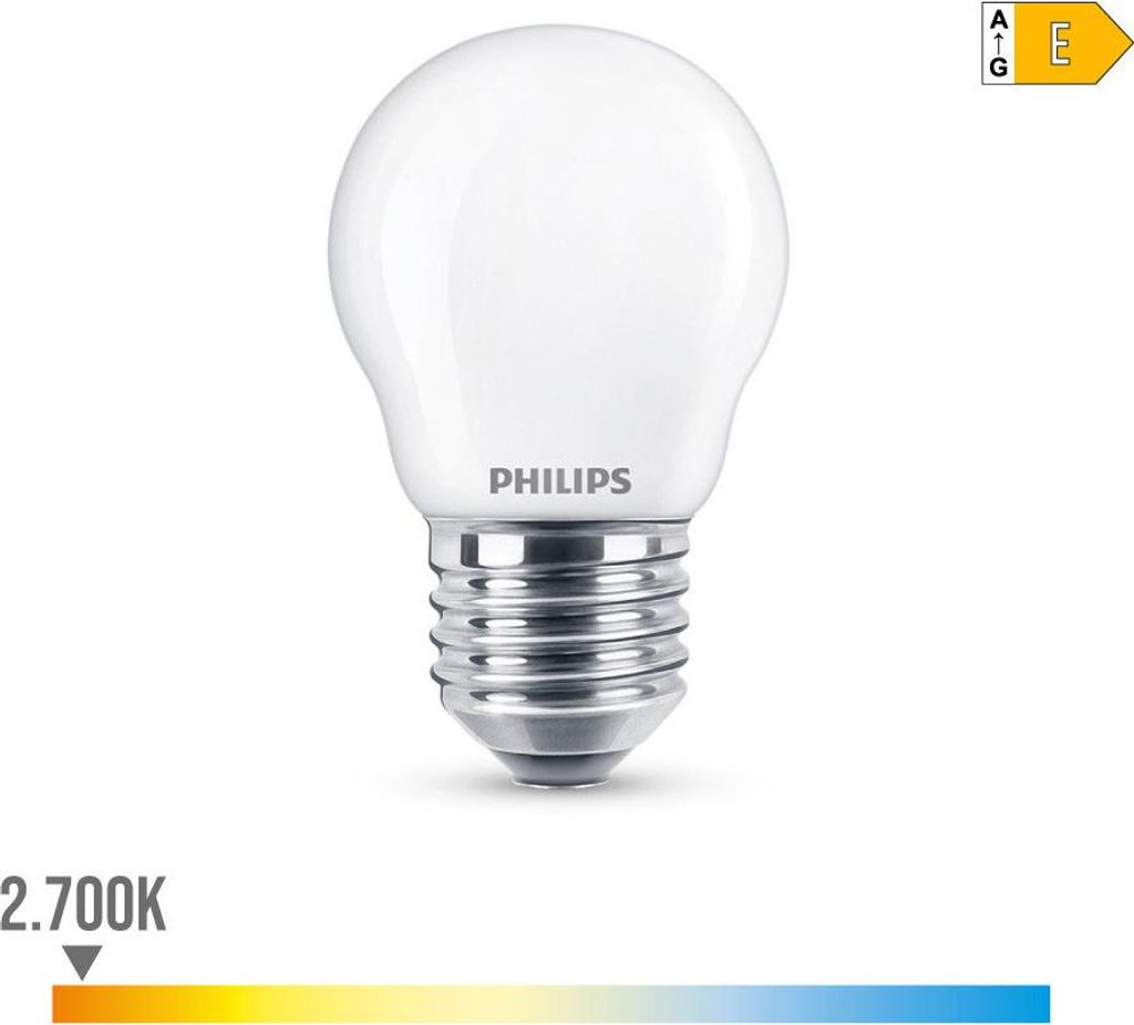 Ampoule Led Sphérique E27 6.5w 806lm 2700k Lumière Chaude Image du produit 