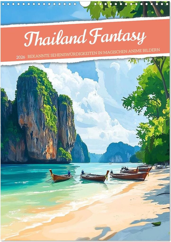 Thailand Fantasie (Wandkalender 2026 DIN A3 hoch), CALVENDO Monatskalender