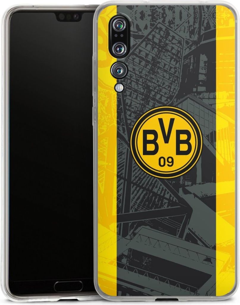 DeinDesign Handyhülle für Huawei P20 Pro Silikon Hülle Case Smartphone Schutzhülle BVB Borussia Dortmund Stadion