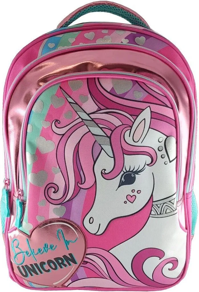 Zaino Scuola Unicorno Believe in Unicorn 30x14x44 cm per Elementari