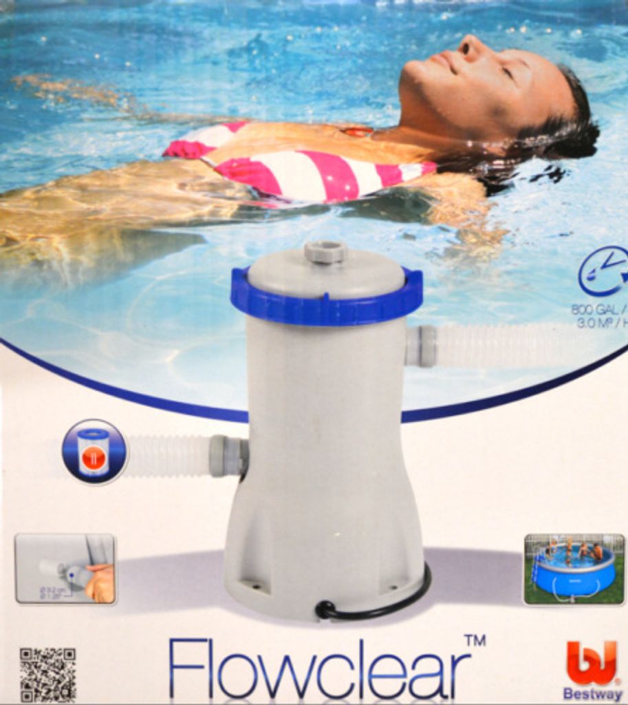Pompa filtrująca do basenów 3028L/h Bestway 58117/58386