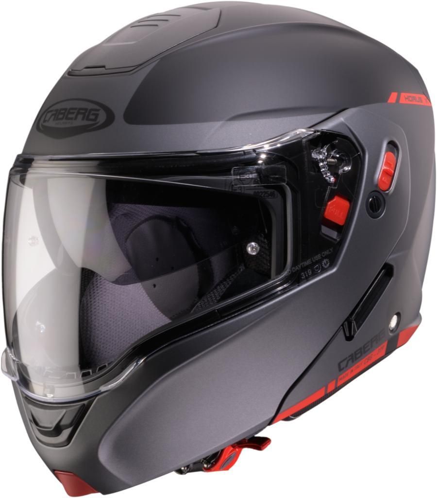 CABERG HORUS X RAY Klapphelm M in rot/schwarz