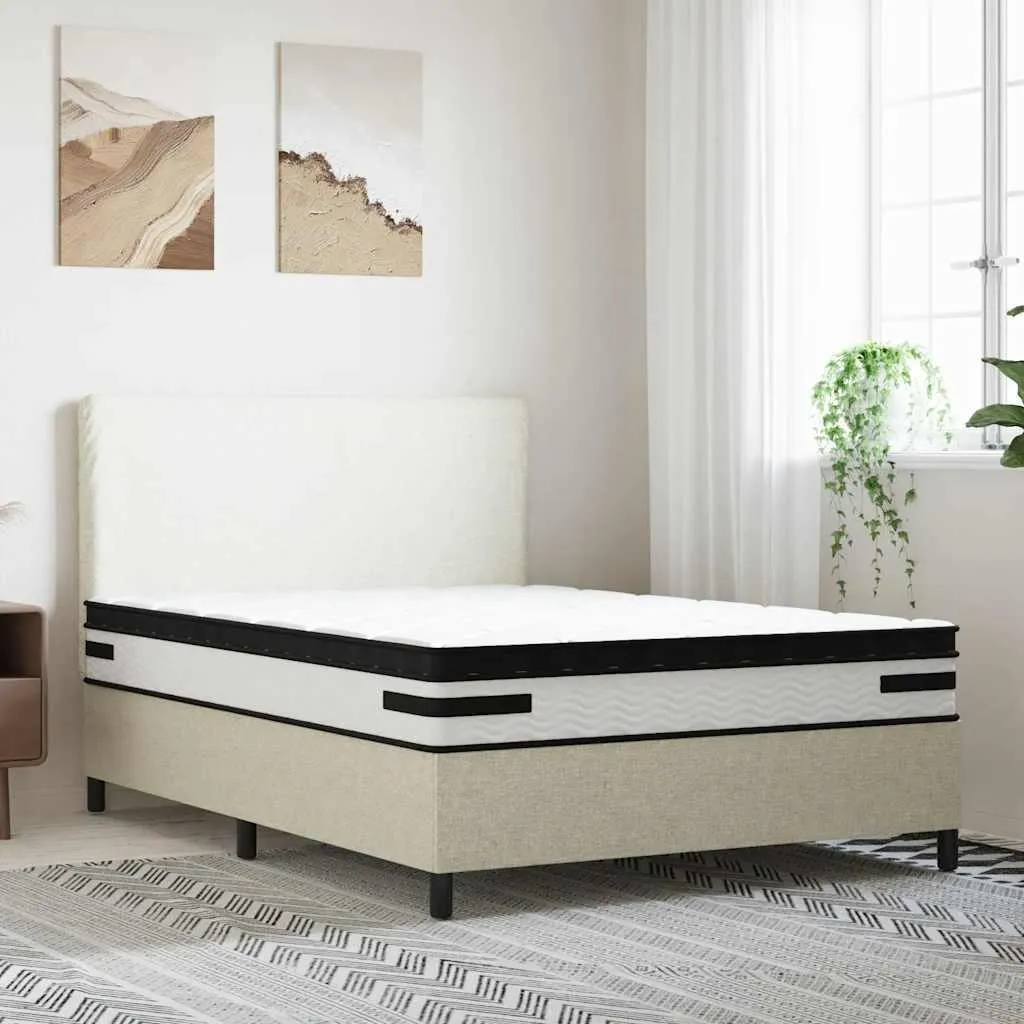 Matelas Mittel Plus vidaXL 140x190 cm avec soutien ferme et ressorts