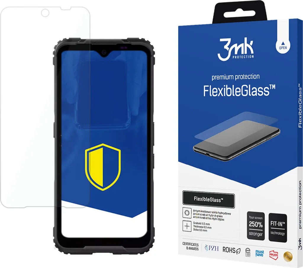 Vetro Ibrido 3mk FlexibleGlass Lama a martello 5G | Sicuro e Forte