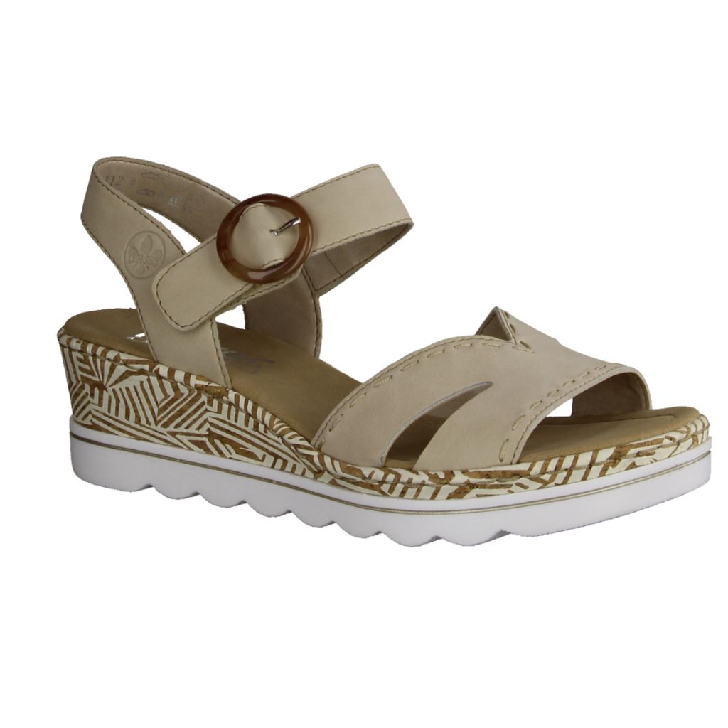 Rieker Keilsandaletten 67173 Damen 31353430373139 Beige 37 Produktbild 25