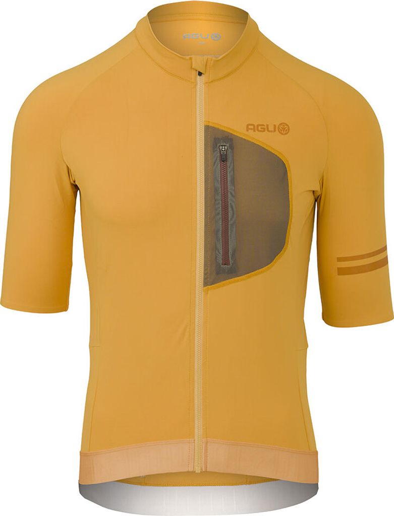 Agu Gravel Venture Kurzarm-radtrikot Gelb S Mann Gelb S