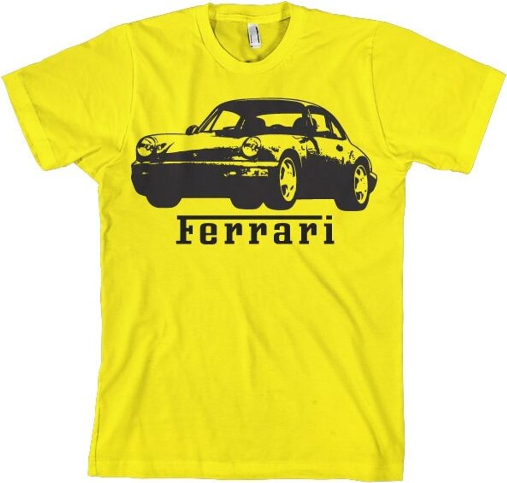 Ferrari 911 T-Shirt - X-Large - Yellow