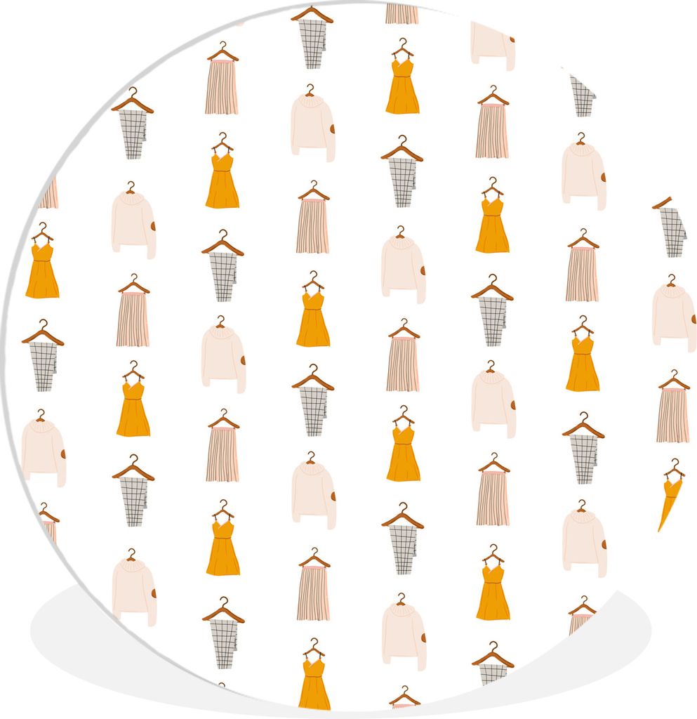 MuchoWow - Wand-Kreis - Wohnzimmer - Bild - Runde - Wanddeko - Dibond - Kunstdrucke