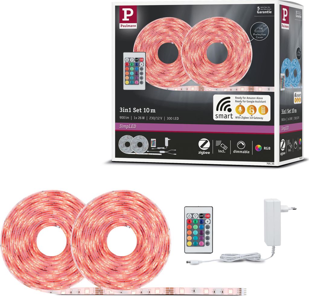Paulmann SimpLED LED Strip RGB Komplettset