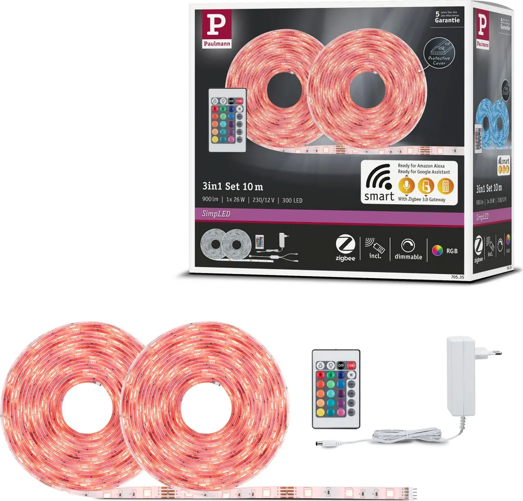 Striscia LED Multicolore Paulmann SimpLED: Atmosfera Casa 5 Metri
