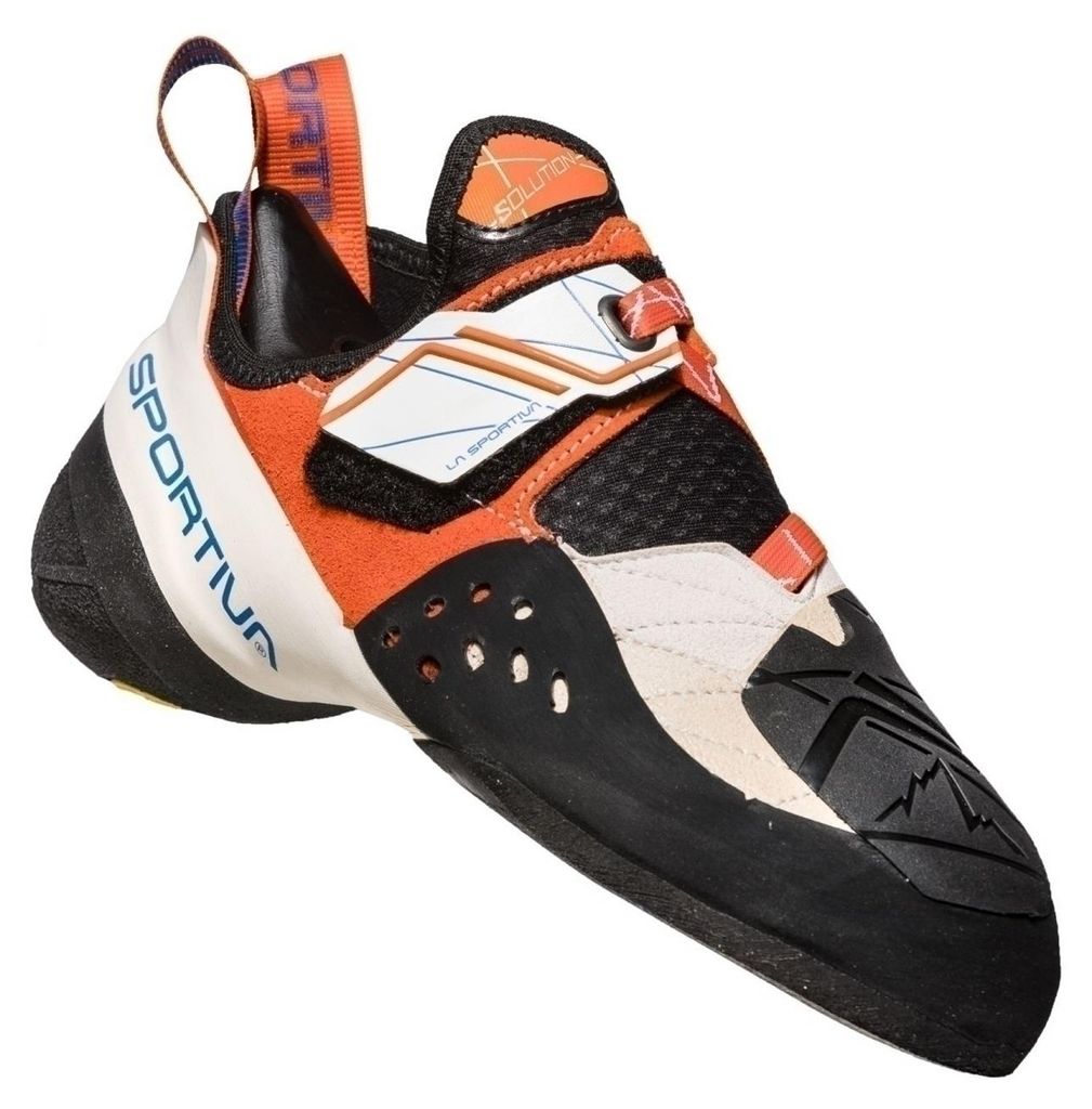 LaSportiva SOLUTION Damen Kletterschuh WHITE/LILY ORANGE WHITE/LILY ORANGE 36