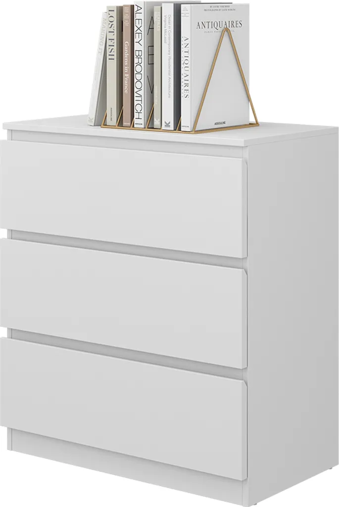 Commode Calisto Blanche Vicco 41301 - Finition Résistante et Compacte - 7