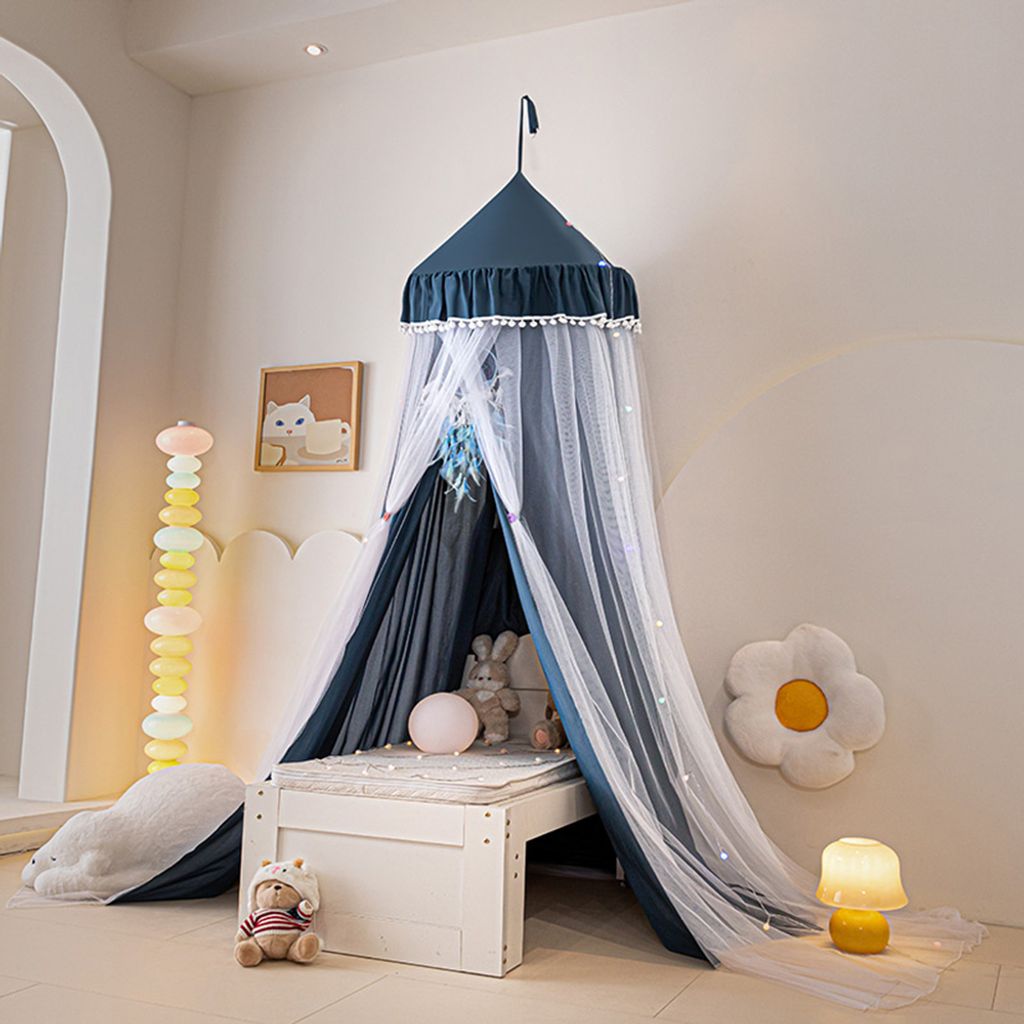 Tenda a baldacchino a doppio strato per letto a castello, Immagine del prodotto 