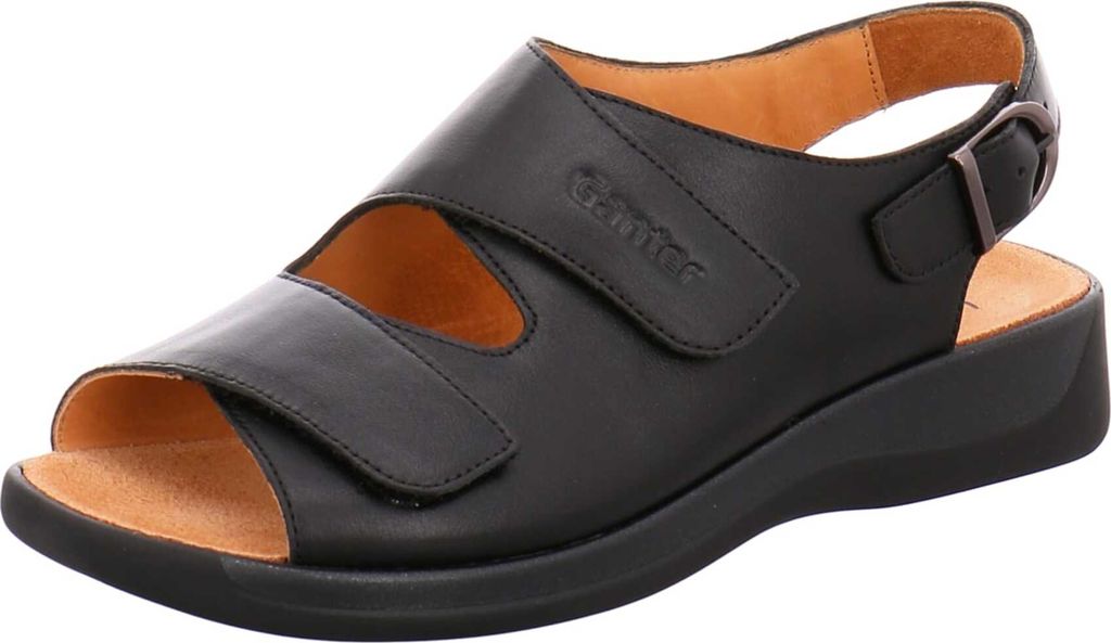 Ganter Komfort Sandalen Monica Damen 323336303938 Schwarz 42 EU