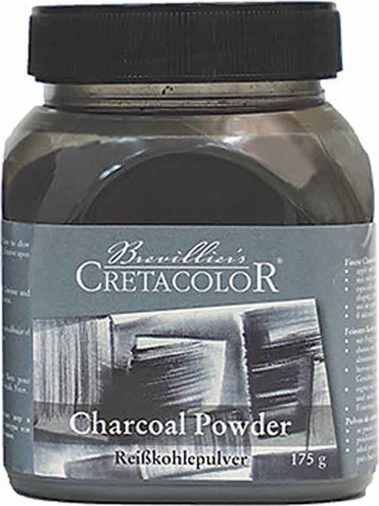 CRETACOLOR Reißkohle-Pulver 175 g Zeichenkohle Charcoal Produktbild 