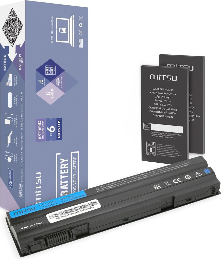 T54FJ 8858X M5Y0X X57F1 Akku für Dell 6600mAh