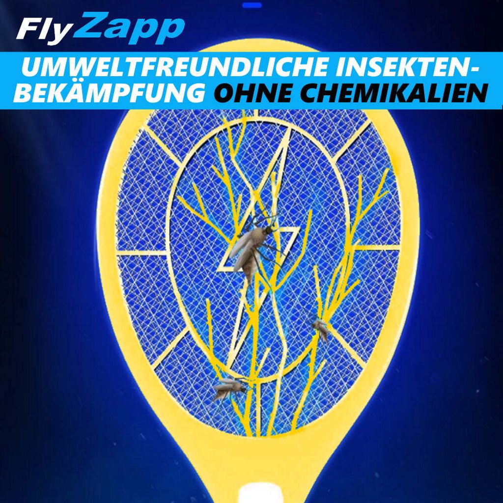 FlyZap elektrická plácačka na mouchy past na komáry Obrázek produktu 3