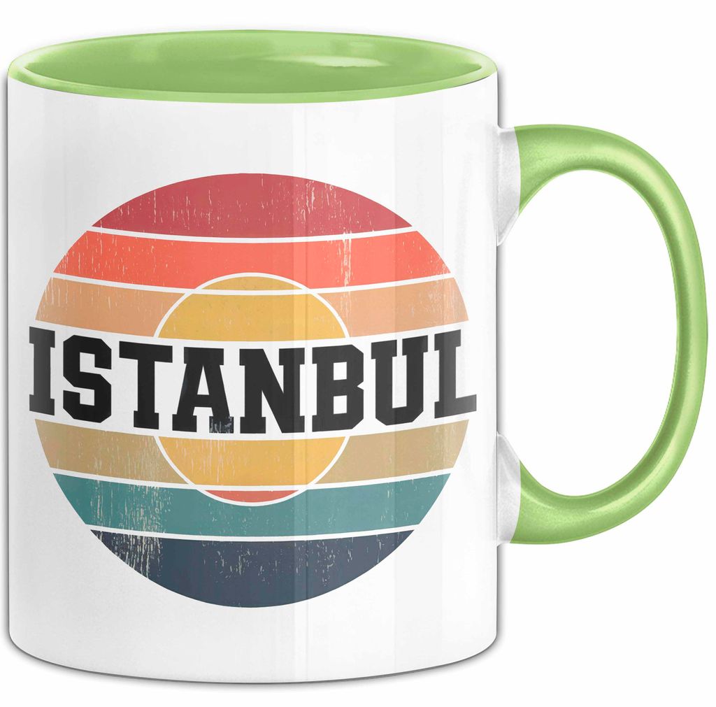 Istanbul Türkei Tasse Geschenk Lustige Geschenkidee Spruch (Grün)