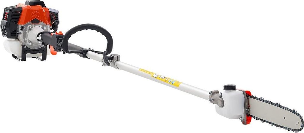 Gas Pole Saw, 33CC 2 Stroke Gas Powered Pole Saws with 20.3 cm Cutting Bar, Cordless Tree Trimmer with 850ml Fuel Tank, 2.08 to 3.58 m Extendable,...