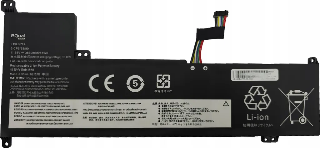Batteria L19C4PDB Lenovo Yoga G2 IAP ARE ITL 15 G3 G4 ACL ITL ABA IAP - 2