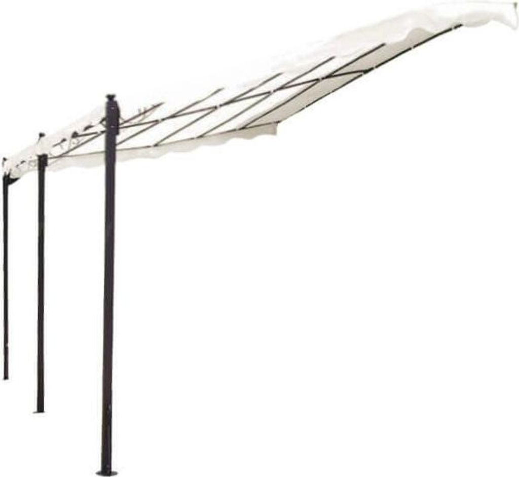 Milani Home - pergola da giardino Pegasus, addossata, 3 x 4 Immagine del prodotto 