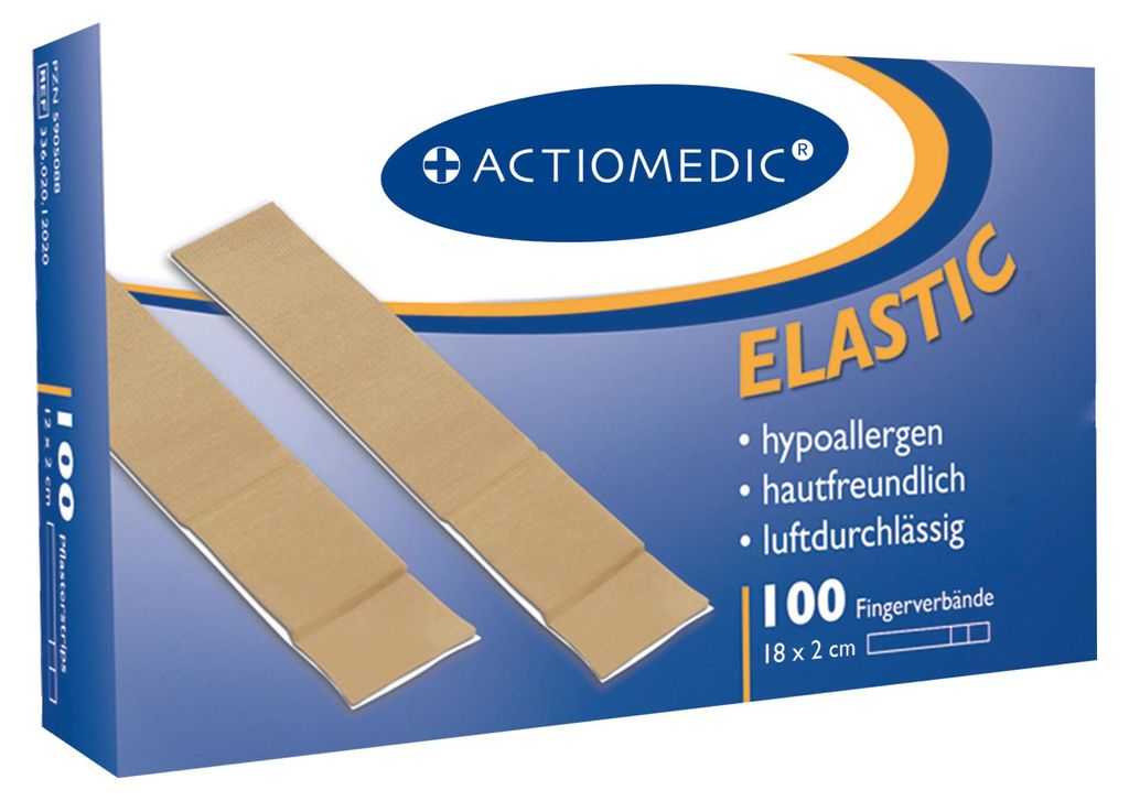 Actiomedic® ELASTIC Benda per le dita, color carne, 18 x 2 Immagine del prodotto 