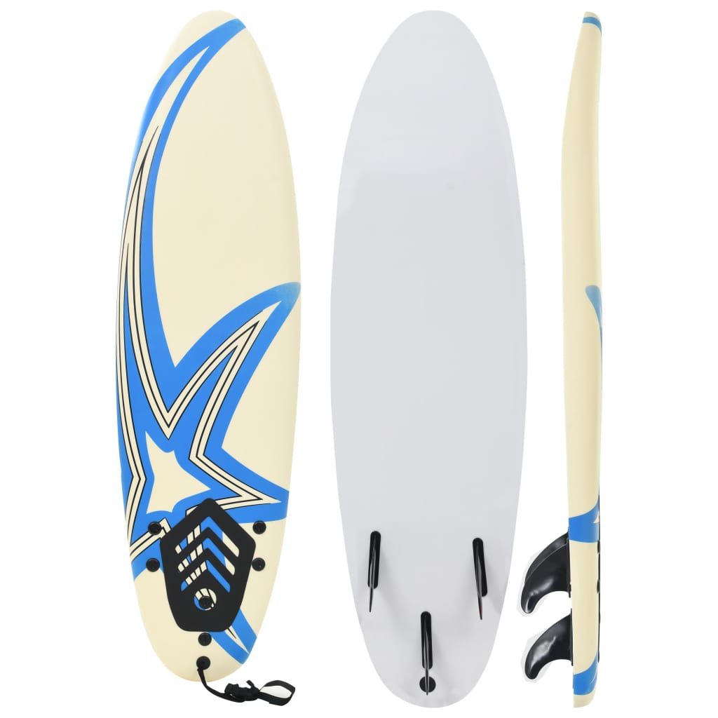 Surfboard Blau und Rot 170 cm