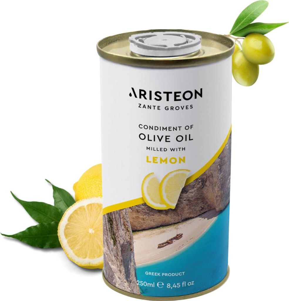 Huile d'olive au citron 250 ml ARISTEON Image du produit 