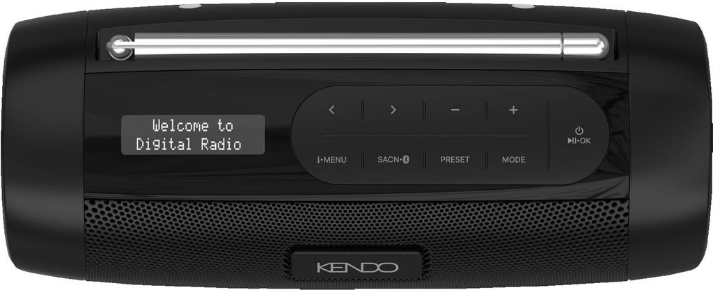 Kendo TuneBox 23EX Tragbar Digital Schwarz Produktbild 2
