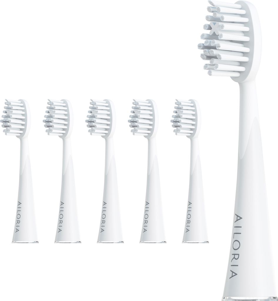 AILORIA SHINE BRIGHT - Extra Clean Ersatzbürstenköpfe 6er Produktbild 