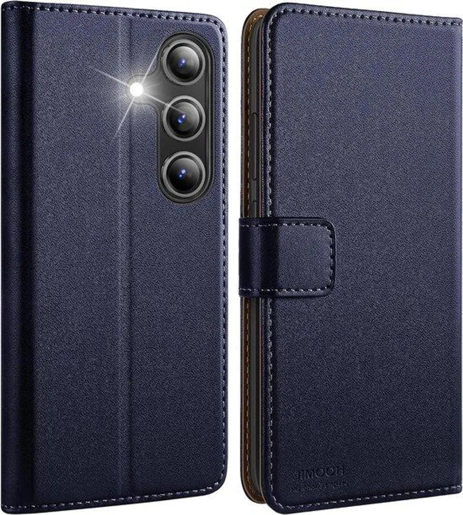 Étui Galaxy S25+ anti-rayures avec veille intelligente et porte-cartes