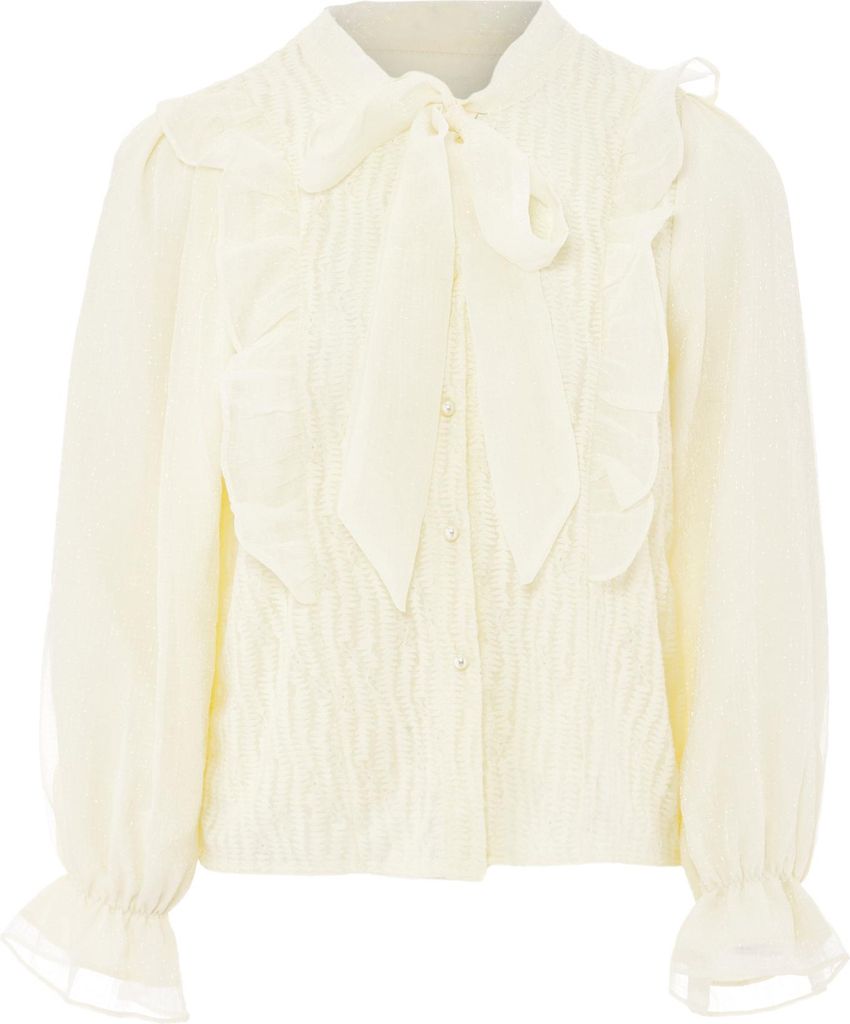nascita damen bluse - wollweiss, XS/S