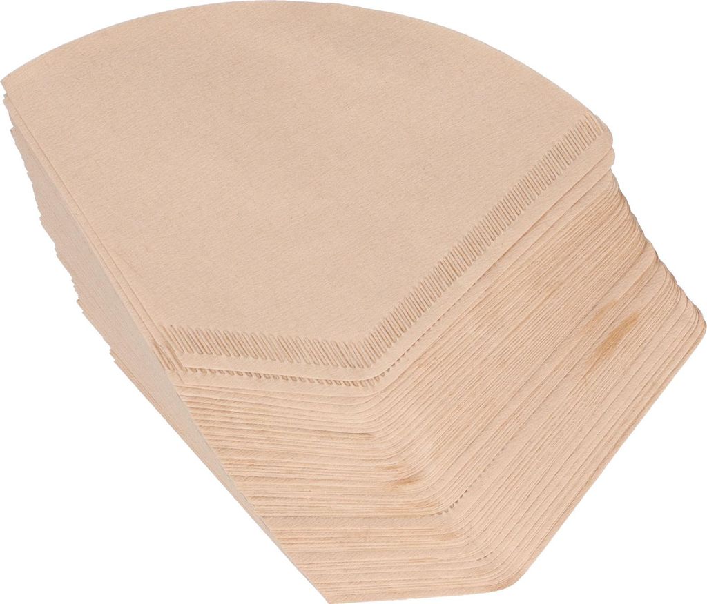 100Pcs/Bag Fan geformt Kaffee Filter Papier Holz Zellstoff Filter Papier Kaffeezubereitung Zubehör