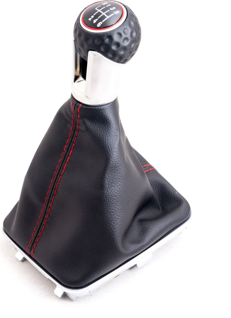 Schaltknauf Schaltsack Sport 6 Gang Und Rahmen Für VW Golf Produktbild 