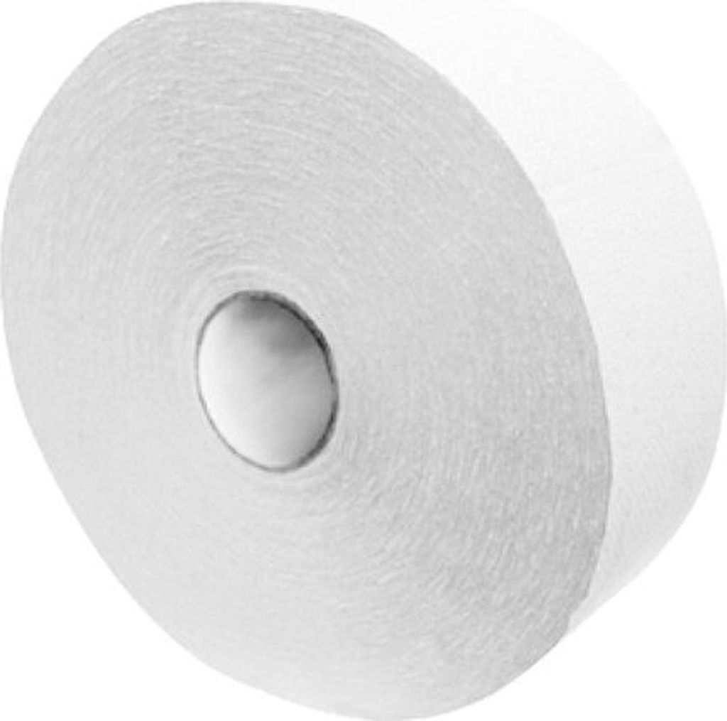 12x Toilettenpapier Tissue JUMBO 2-lagig Ø 19cm weiß