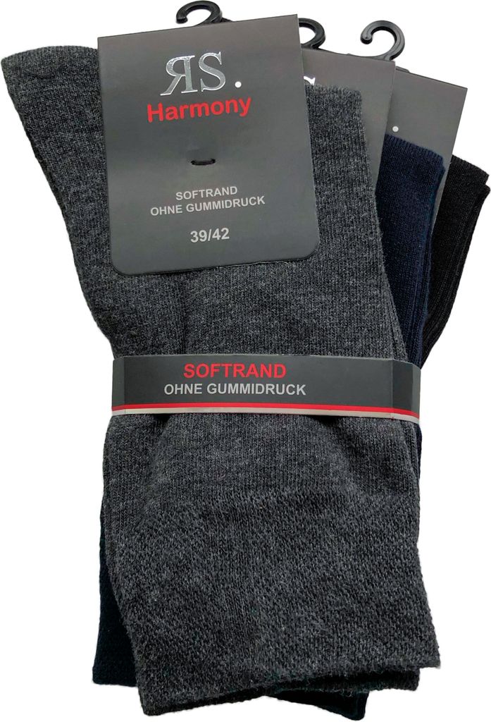 RS Harmony 3er-Pack Socken schwarz/blau/anthrazit Produktbild 