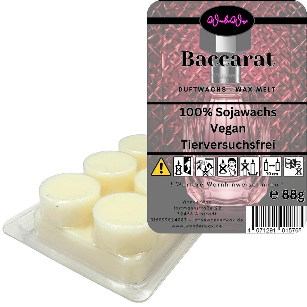 WonderWax Duftwachs Wax Melts für Duftlampe, 6 Kreise Duftmelt Wachsmelt Sojawachs Duftwachs Würfel für Raumdüfte, Wachs Duftöl Winter Indoor ...