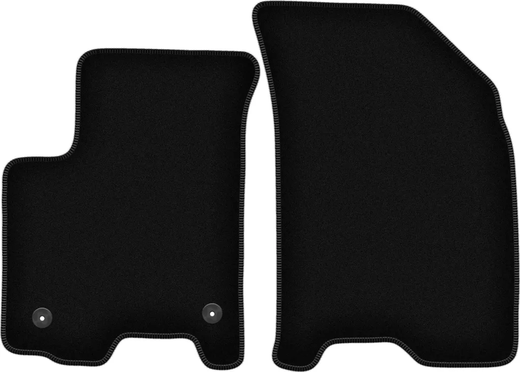 Set Tappetini Anteriori Chevrolet Aveo T200 T250 Velluto Nero 2 Pezzi