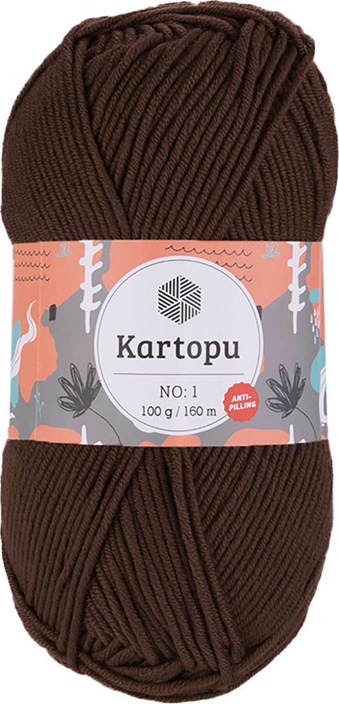 100g Strickwolle Kartopu NO:1 Polyacryl-Wolle Anti Pilling Effekt