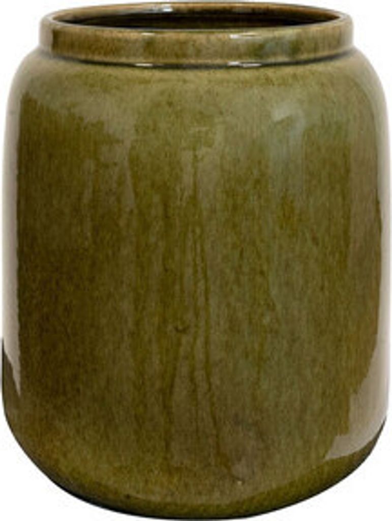 Ter Steege Blumentopf Olivgrün D 21 cm H 23 cm