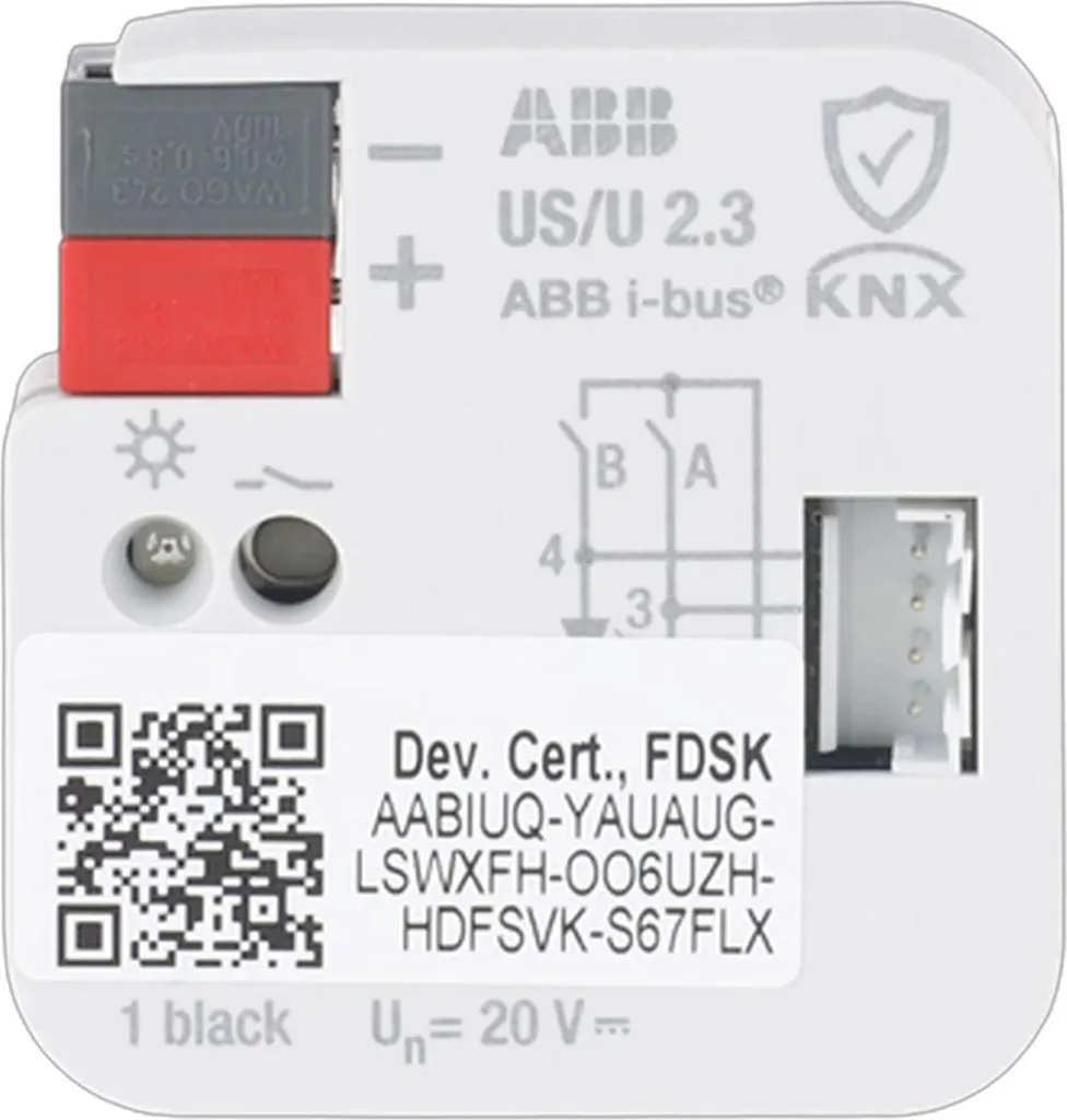ABB KNX US/U2.3 Interface 2 Canaux Encastrable pour Domotique Habitat